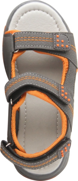 Сандалі для хлопчика р.34 сірий із помаранчевим UTSH-SK4012/orng/34 