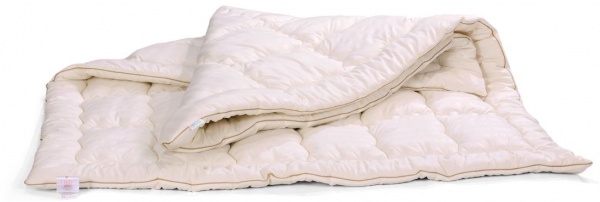 Ковдра вовняна Mikrosatin Gold Woolen Hand Made 169 зима (2200000460455) 140x205 см MirSon