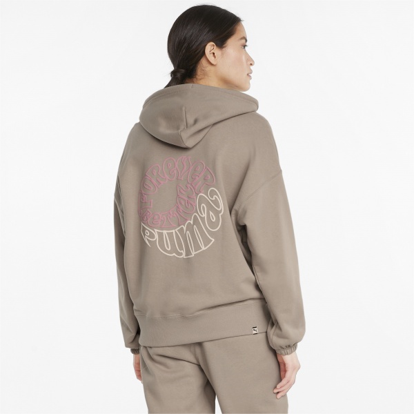 Худі Puma Downtown Graphic Hoodie 53167442 р. XL бежевий