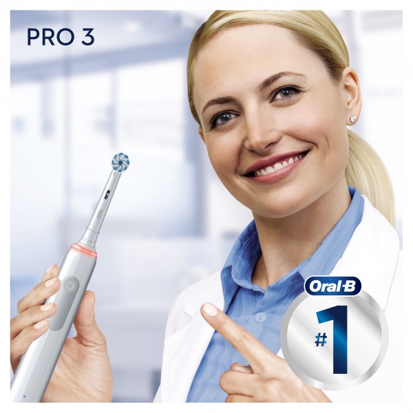 Электрическая зубная щетка Oral-B Pro 3 - 3000 D505.513.3 White