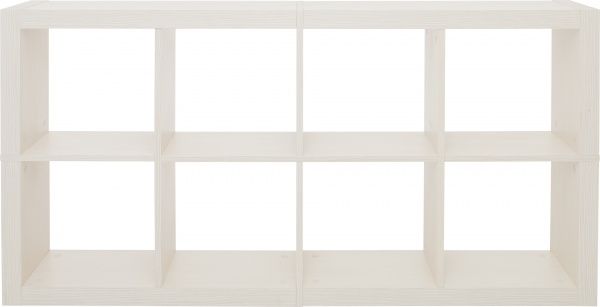 Стеллаж для книг Inteo Кубус МИКС 2x4 (3D HDF) 290x792x290 мм вудлайн кремовый 