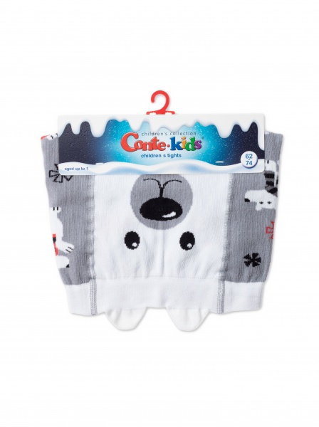 Колготки детские унисекс Conte-Kids новогодние 21С-31СП 588р.92-98 серый 