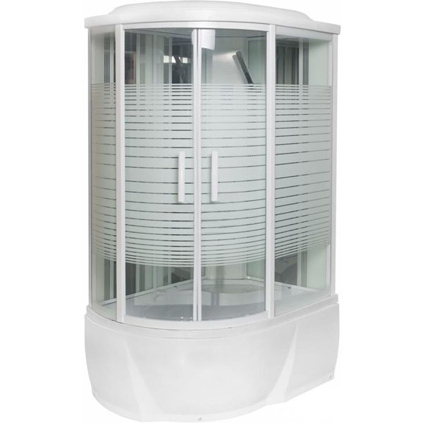 Гидромассажный бокс SELAK VK76-4L 1200*850*2150 профиль белый, стекло прозрачное