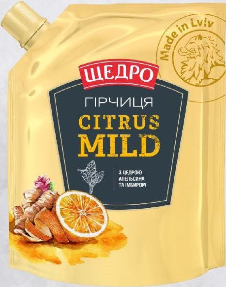 Горчица ЩЕДРО Citrus Mild 120 г