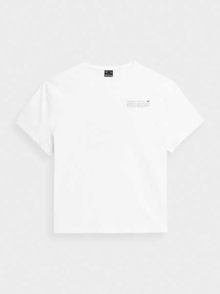 Футболка 4F 4FSS23TTSHF344-10S р.XL білий