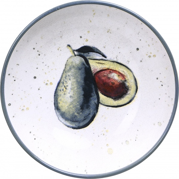 Тарелка для супа Avocado 22 см белый Keramika