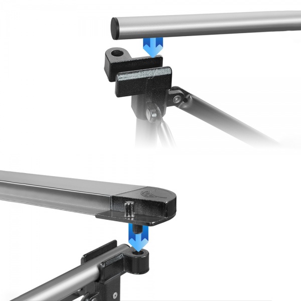 Стіл розкладний BRS подвійний туристичний Z32