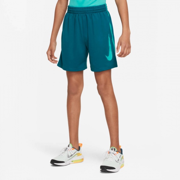 Шорти Nike B NK DF MULTI+ SHORT HBR DX5361-381 р. M зелений