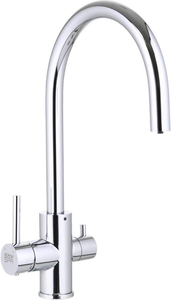 Смеситель для кухни Modi с подключением к фильтру BW7804B хром