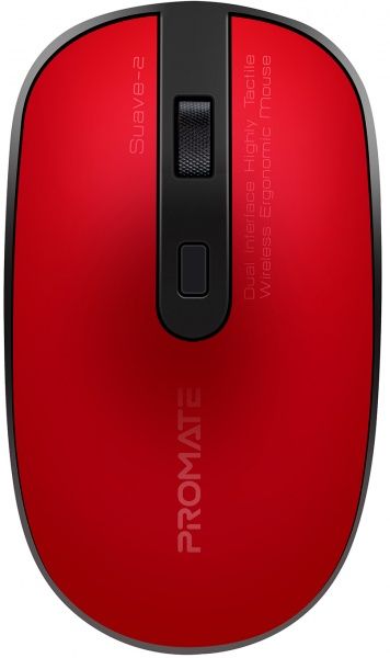 Мишка Promate Suave-2 Wireless Red 