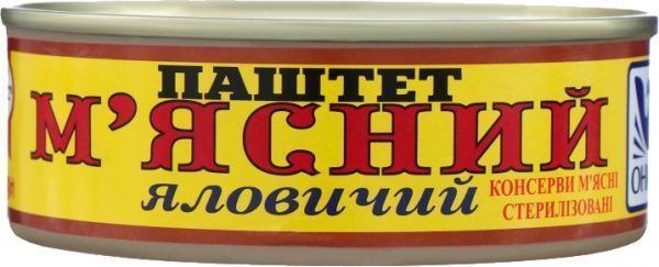 Паштет Онисс мясной говяжий 240 г