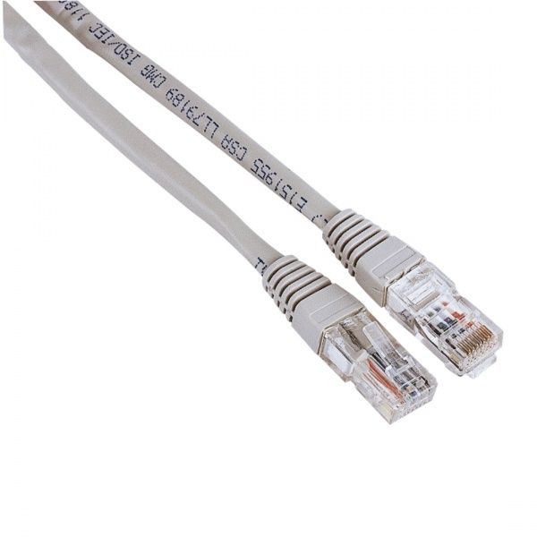 Патч-корд Hama CAT 5e UTP (46742) 3 м серый 