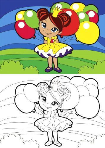 Раскраска «Princesses» 4402647021169