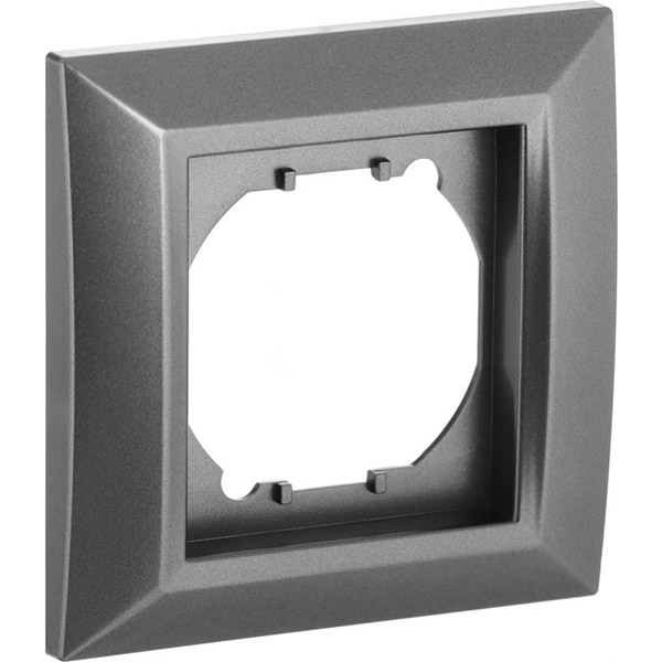 Рамка одномісна UP! (Underprice) Vesta горизонтальна темно-сірий