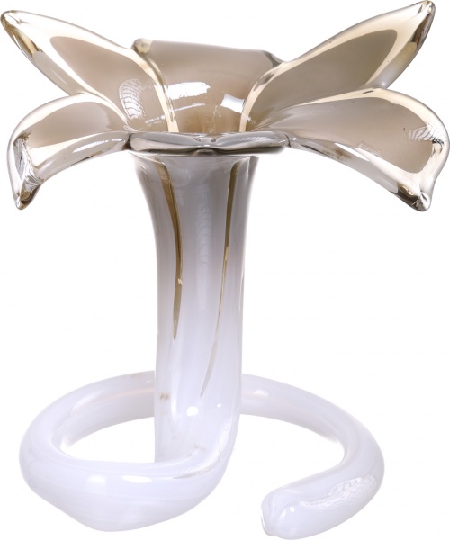 Подсвечник FLOWER GIG 6PT GREY White cristal