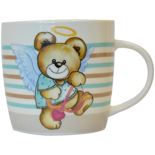 Кружка порцелянова Keramia Ведмежатко з іграшкою 320 мл