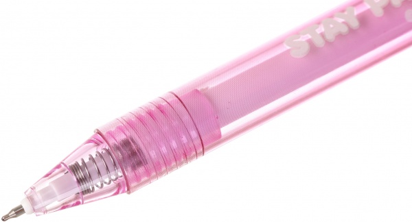 Ручка гелевая Умполумп розовая 