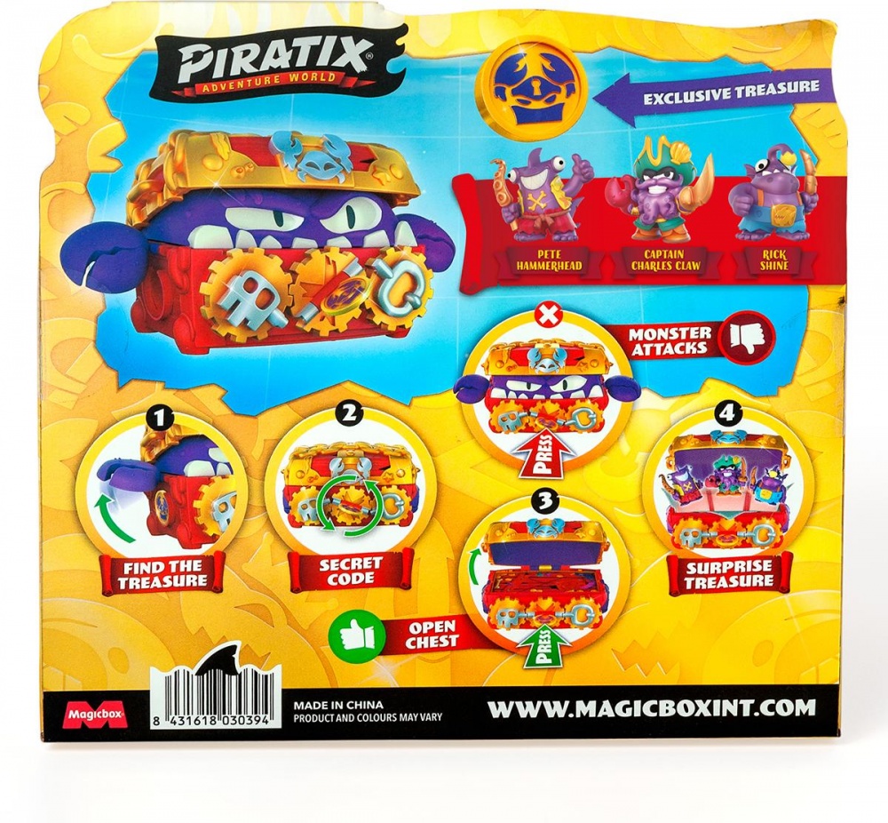 Игровой набор Piratix Сундук с сокровищами PPXSP116IN00