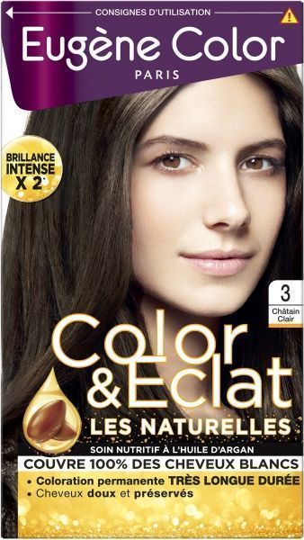 Крем-фарба для волосся Eugene Color Naturelles № 3 світлий шатен 115 мл