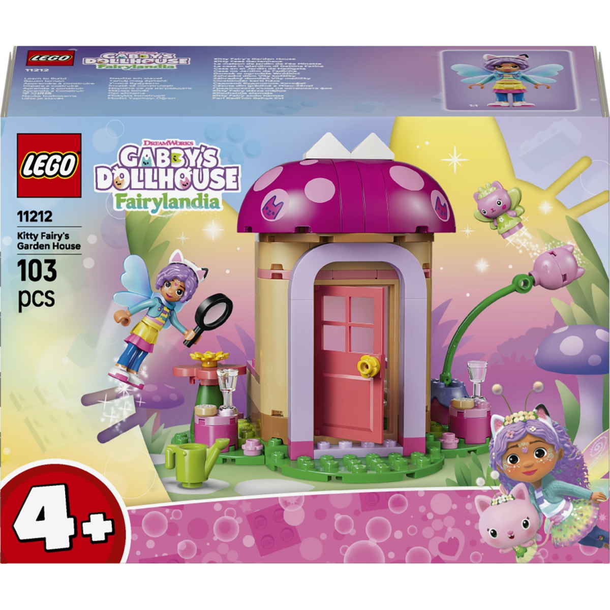 Конструктор LEGO Gabby's Dollhouse Садовый домик Котофеи 11212 — фото 1