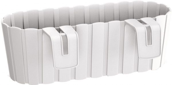 Ящик балконний Prosperplast Boardee Hook прямокутний 4,9л білий (25302-449) 