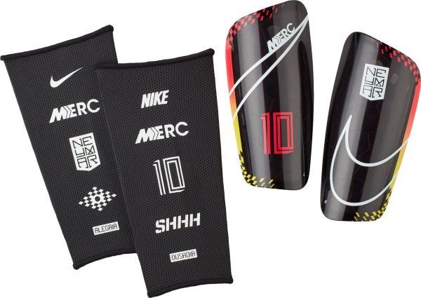 Щитки футбольные Nike NJR NK MERC LT GRD р. XS красный SP2170-610