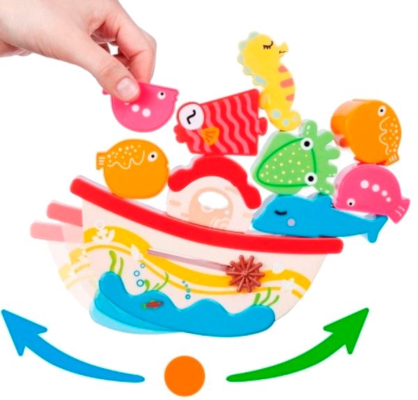 Ігровий набір Bebelino гра-баланс корабель з тваринами 58151