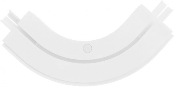 Поворот Bella Vita зовнішній одинарний набірний білий 1 шт. 