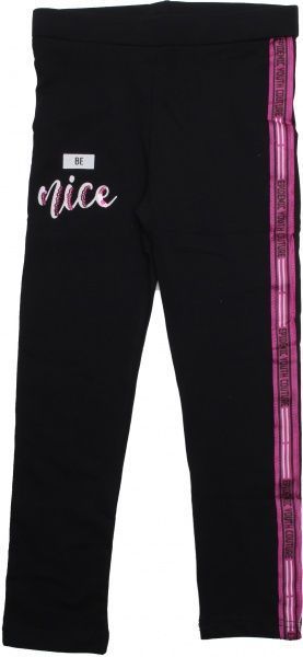 Леггинсы ALG для девочек 720761 р.134 черный с розовым 