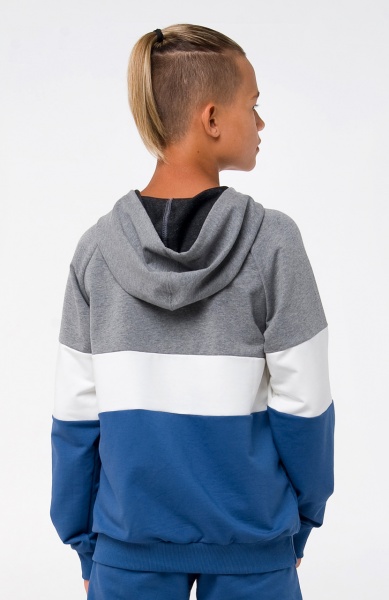 Спортивний костюм для хлопчиків Smil 117209 р.146 темно-сірий меланж 