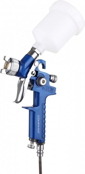 Краскораспылитель пневматический Compass H-2000A 0,8 мм HVLP бак 125 мл