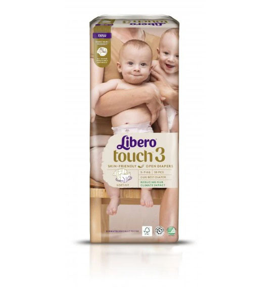 Підгузки Libero Touch 3 4-8 кг 50 шт.