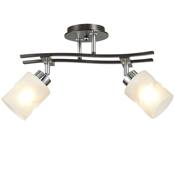 Люстра стельова Victoria Lighting 2x60 Вт E27 венге Twig/PL2 
