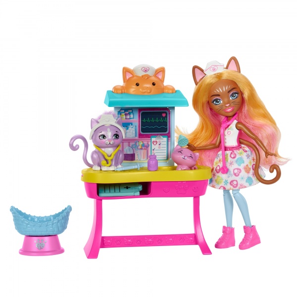 Ігровий набір Enchantimals Медичний кабінет пані Кішечки HLH22