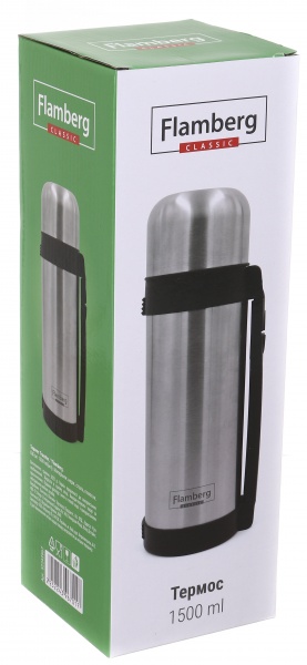 Термос Traveler 1500 мл нержавеющая сталь Flamberg