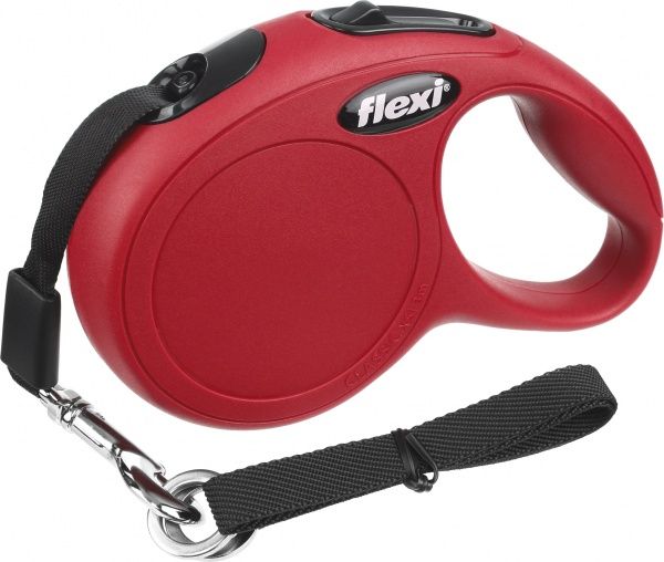 Поводок-рулетка FLEXI Classic XS красный до 12 кг 3 м