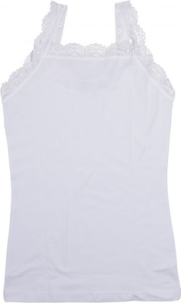 Майка жіноча Gurlesin з мереживом р. XL білий 