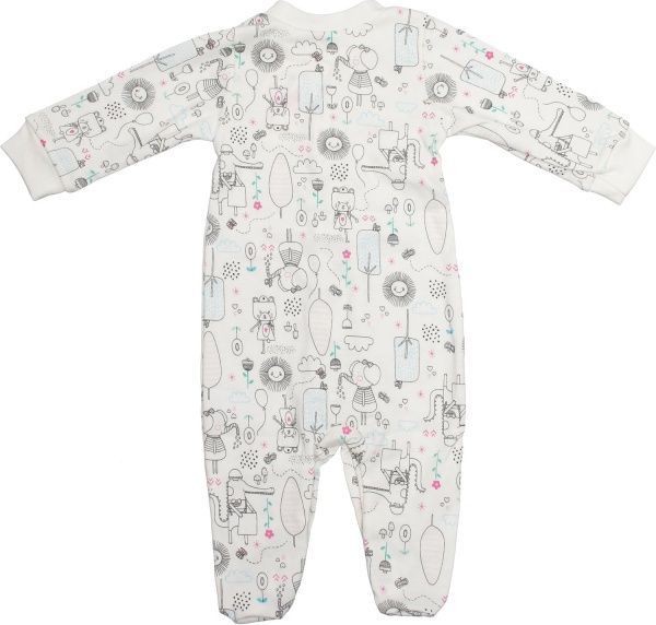 Боди Фламинго ясельный р.80 молочный 647-217 