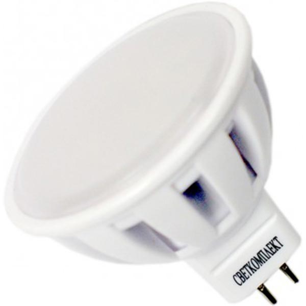Лампа светодиодная Светкомплект 3.5 Вт MR16 матовая GU5.3 220 В 3000 К 