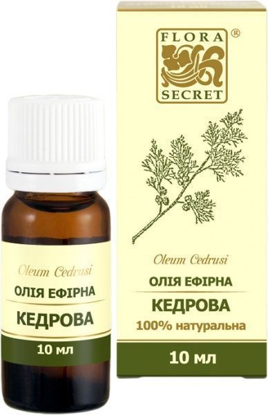 Ефірна олія Flora Secret Кедровое 10 мл 
