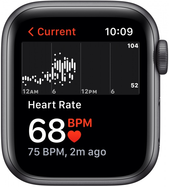 Смарт-часы Apple Watch SE GPS 40mm space grey/midnight AluminiumCasewithMidnightSportBand (MKQ13UL/A)