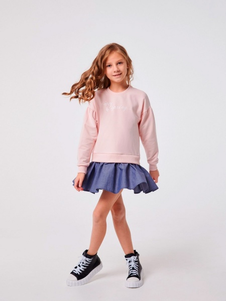 Сукня Smil 120346 р.104 кремово-рожевий 