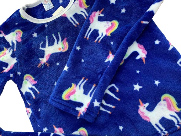 Пижама детская детские Моя планета единорог синий р.122–128 синий с рисунком Пж601-6 