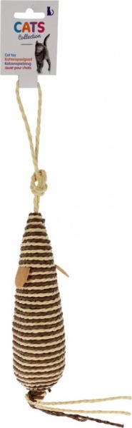Іграшка для котів Мишеня 20 см джут 491002550