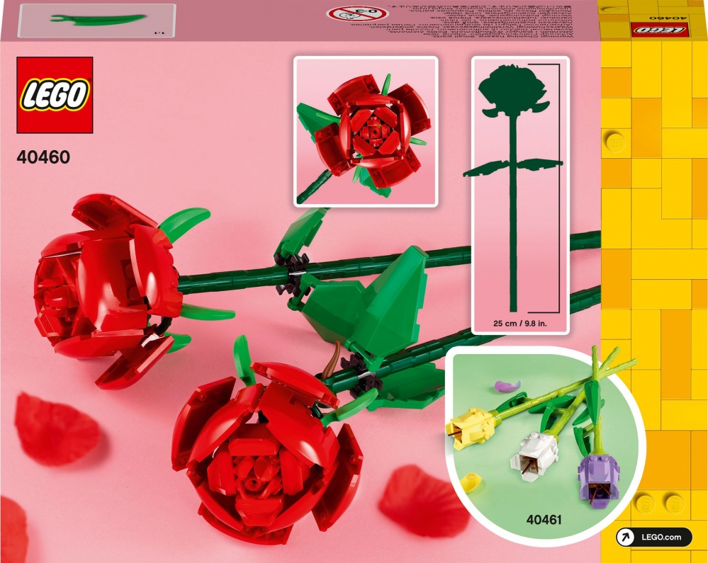 Конструктор LEGO Botanical Розы 40460