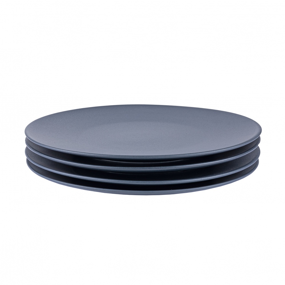 Тарілка обідня Krauff Hattu Black 21,5 см 24-320-046