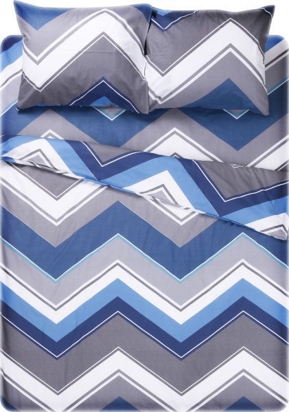 Комплект постельного белья Буэно 2 серый с синим UP! (Underprice) 