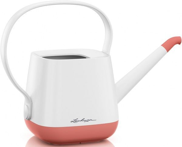 Лейка для цветов Lechuza Yula 1,7 л белый/розовый