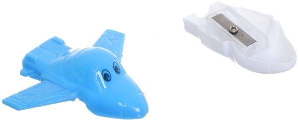 Точилка Самолет голубая