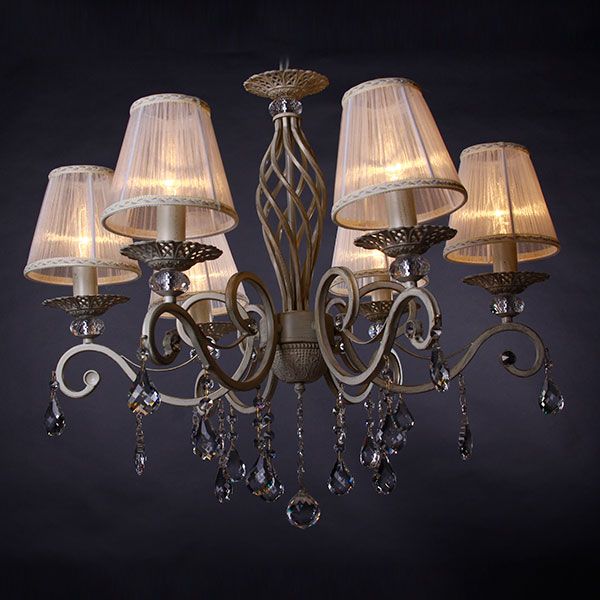 Люстра Altalusse INL-6121P-06 светлый крем/белый